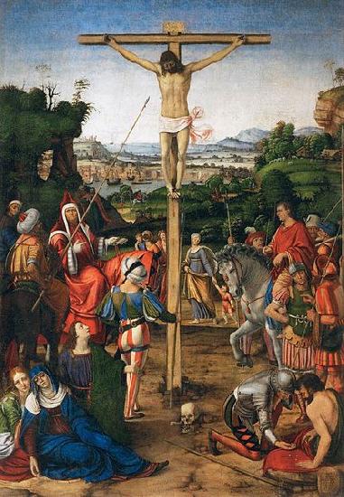 Andrea Solario The Crucifixion oil painting image